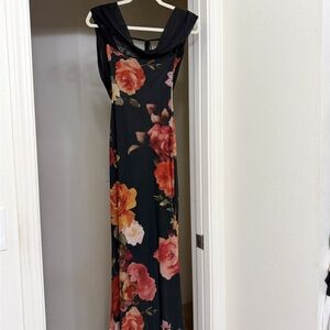 Floral Sleeveless Maxi Dress